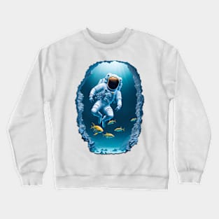 Underwater Astronaut Crewneck Sweatshirt